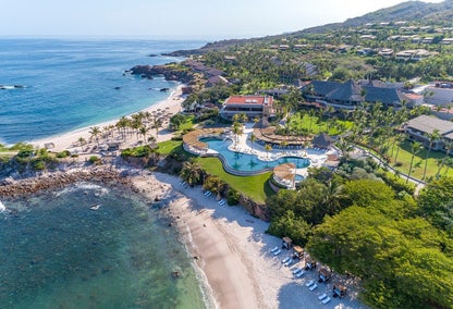 Aerial view of the beach near Punta de Mita homes for sale